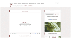 Desktop Screenshot of bestattungen-bolz.de